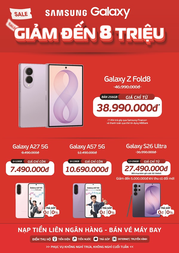 Quầy trải nghiệm smartphone và thiết bị số Viettel Store